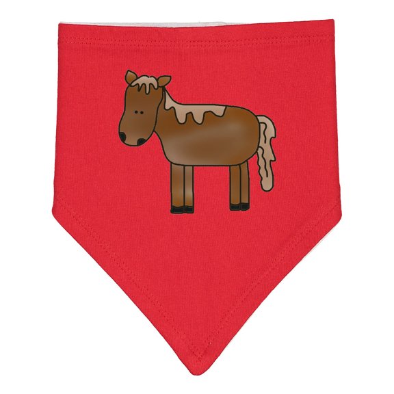 Inktastic Horse Baby Bandana Bib