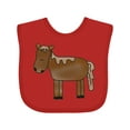 thumbnail image 1 of Inktastic Horse Boys or Girls Baby Bib, 1 of 4