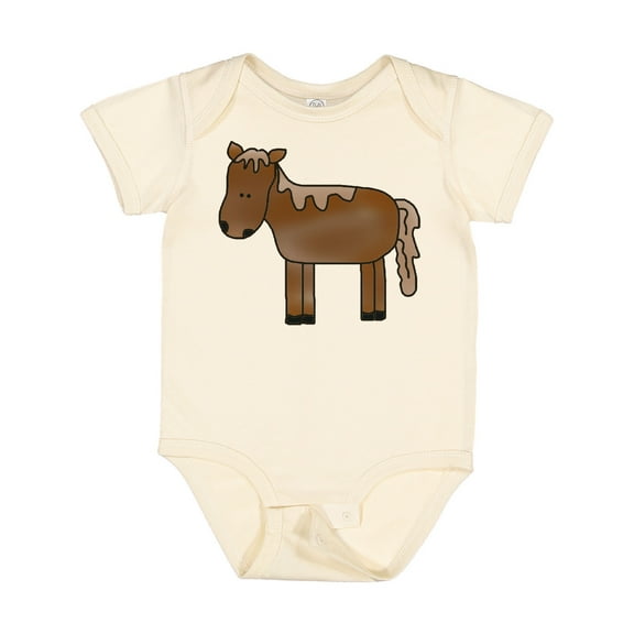 Inktastic Horse Boys or Girls Baby Bodysuit