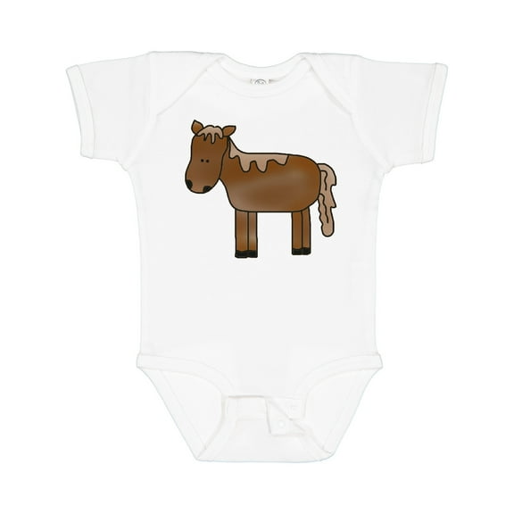 Inktastic Horse Boys or Girls Baby Bodysuit
