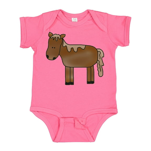 Inktastic Horse Boys or Girls Baby Bodysuit