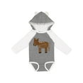 thumbnail image 1 of Inktastic Horse Boys or Girls Long Sleeve Baby Bodysuit, 1 of 5
