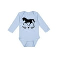 thumbnail image 1 of Inktastic Horse Gifts for Girls Girls Long Sleeve Baby Bodysuit, 1 of 5