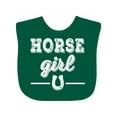thumbnail image 1 of Inktastic Horse Girl Cowgirl Equestrian Girls Baby Bib, 1 of 4