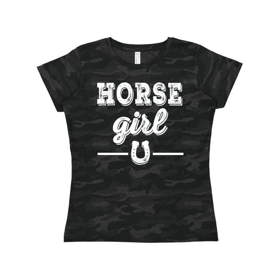 Inktastic Horse Girl Cowgirl Equestrian Women's T-Shirt