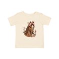 thumbnail image 1 of Inktastic Horse Girl Flowered Cute Girls Baby T-Shirt, 1 of 5