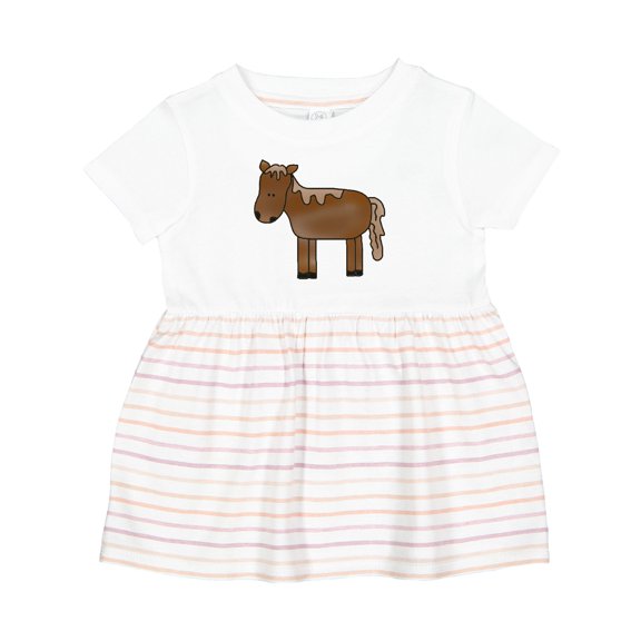 Inktastic Horse Girls Baby Dress