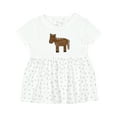 thumbnail image 1 of Inktastic Horse Girls Baby Dress, 1 of 5