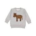 thumbnail image 1 of Inktastic Horse Toddler Sweatshirt, 1 of 4