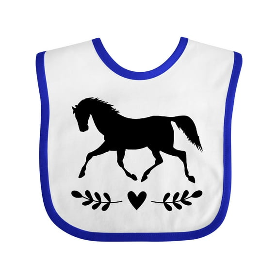 Inktastic Horse for Girls Girls Baby Bib