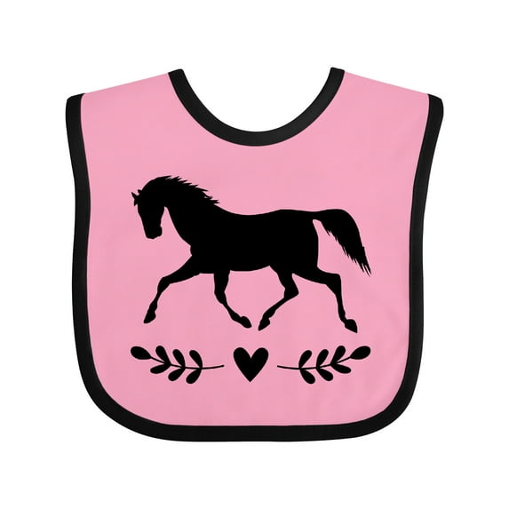 Inktastic Horse for Girls Girls Baby Bib