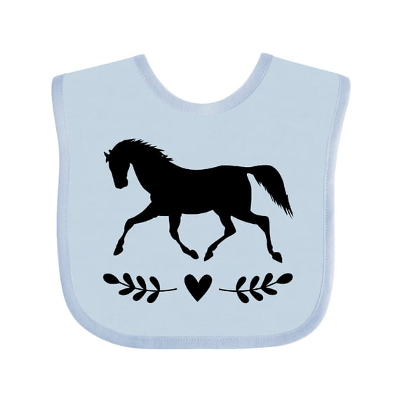 Inktastic Horse for Girls Girls Baby Bib
