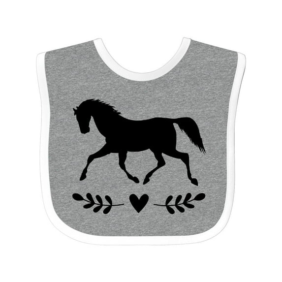 Inktastic Horse for Girls Girls Baby Bib