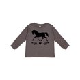 thumbnail image 1 of Inktastic Horse for Girls Girls Long Sleeve Toddler T-Shirt, 1 of 5