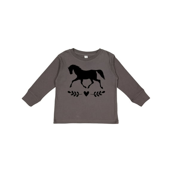 Inktastic Horse for Girls Girls Long Sleeve Toddler T-Shirt