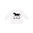 thumbnail image 1 of Inktastic Horse for Girls Girls Long Sleeve Toddler T-Shirt, 1 of 5