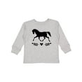 thumbnail image 1 of Inktastic Horse for Girls Girls Long Sleeve Toddler T-Shirt, 1 of 5