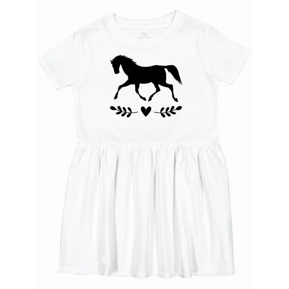 Inktastic Horse for Girls Girls Toddler Dress