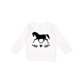 thumbnail image 1 of Inktastic Horse for Girls Toddler Sweatshirt, 1 of 4
