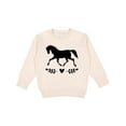thumbnail image 1 of Inktastic Horse for Girls Toddler Sweatshirt, 1 of 4
