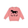 thumbnail image 1 of Inktastic Horse for Girls Toddler Sweatshirt, 1 of 4