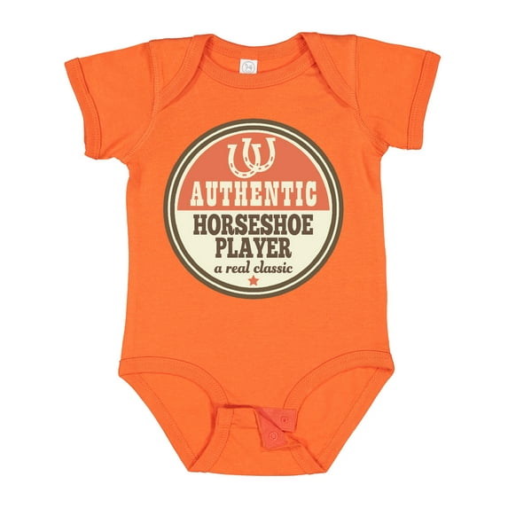 Inktastic Horseshoe Player Boys or Girls Baby Bodysuit