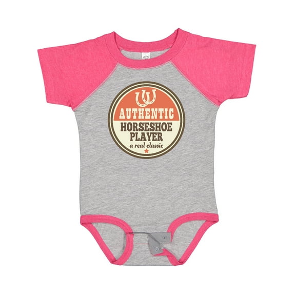 Inktastic Horseshoe Player Boys or Girls Baby Bodysuit