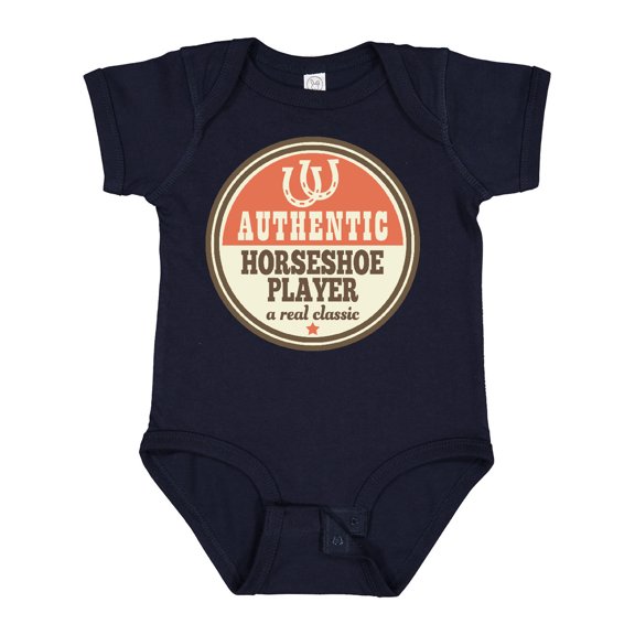 Inktastic Horseshoe Player Boys or Girls Baby Bodysuit