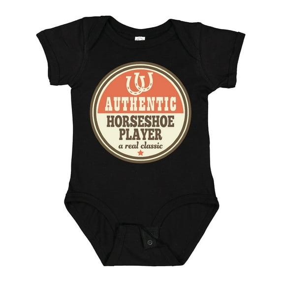 Inktastic Horseshoe Player Boys or Girls Baby Bodysuit