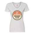 thumbnail image 1 of Inktastic Horseshoe Player Gift Women's V-Neck T-Shirt, 1 of 5