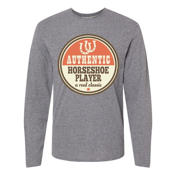 Inktastic Horseshoe Player Long Sleeve T-Shirt