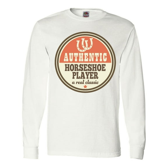 Inktastic Horseshoe Player Long Sleeve T-Shirt