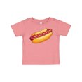 thumbnail image 1 of Inktastic Hot Dog Illustration with Mustard Onions and Ketchup Boys or Girls Baby T-Shirt, 1 of 5