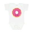 thumbnail image 1 of Inktastic Hot Pink Donut Boys or Girls Baby Bodysuit, 1 of 5