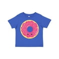 thumbnail image 1 of Inktastic Hot Pink Donut Boys or Girls Toddler T-Shirt, 1 of 5