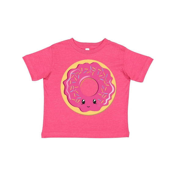 Inktastic Hot Pink Donut Boys or Girls Toddler T-Shirt