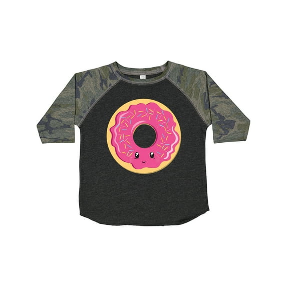 Inktastic Hot Pink Donut Boys or Girls Toddler T-Shirt