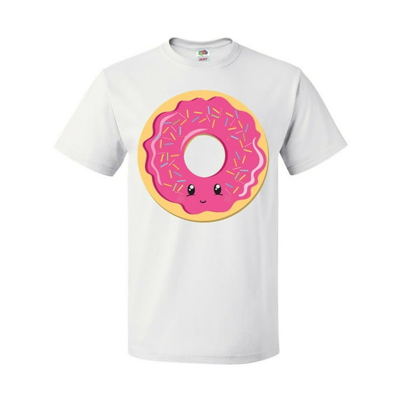 Inktastic Hot Pink Donut T-Shirt
