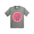 thumbnail image 1 of Inktastic Hot Pink Donut Youth T-Shirt, 1 of 5