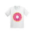 thumbnail image 1 of Inktastic Hot Pink Donut Youth T-Shirt, 1 of 5