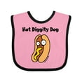 thumbnail image 1 of Inktastic Hotdog Hot Diggity Dawg Boys or Girls Baby Bib, 1 of 4