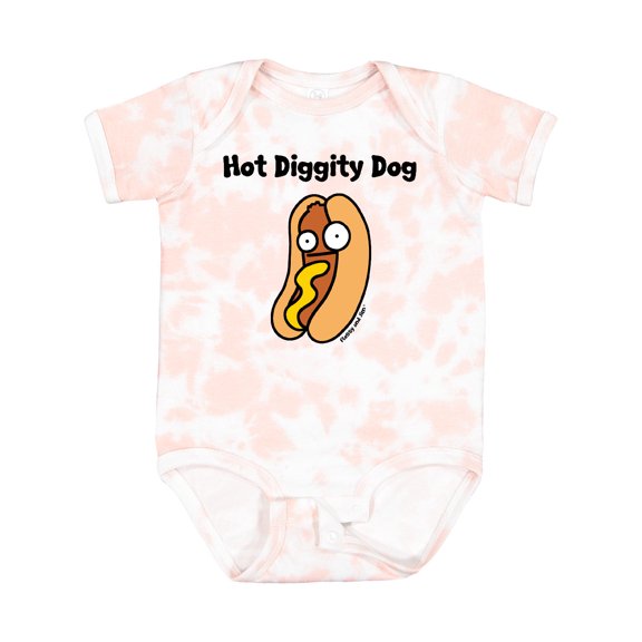Inktastic Hotdog Hot Diggity Dawg Boys or Girls Baby Bodysuit