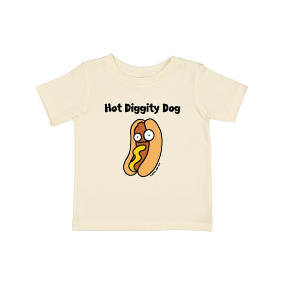 Inktastic Hotdog Hot Diggity Dawg Boys or Girls Baby T-Shirt