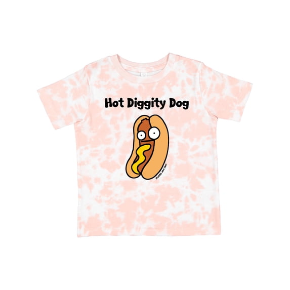 Inktastic Hotdog Hot Diggity Dawg Boys or Girls Toddler T-Shirt