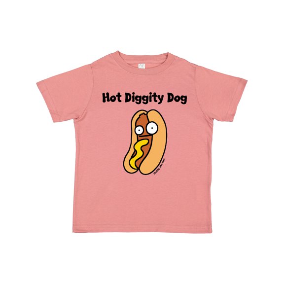 Inktastic Hotdog Hot Diggity Dawg Boys or Girls Toddler T-Shirt