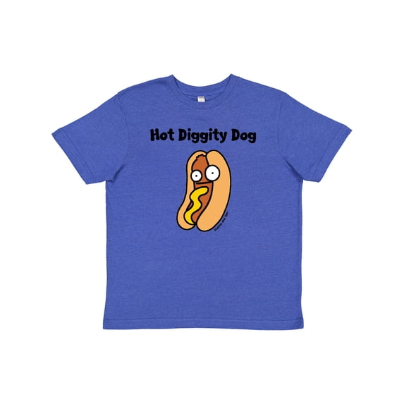 Inktastic Hotdog Hot Diggity Dawg Youth T-Shirt