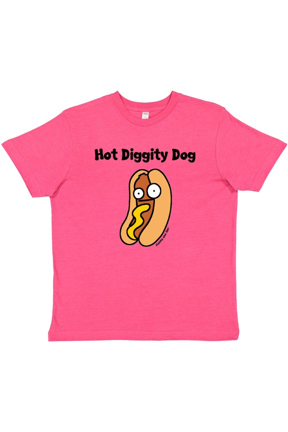 Hotdog Hot Diggity Dawg Youth T-Shirt