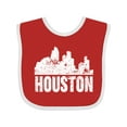 thumbnail image 1 of Inktastic Houston Skyline Grunge Boys or Girls Baby Bib, 1 of 4