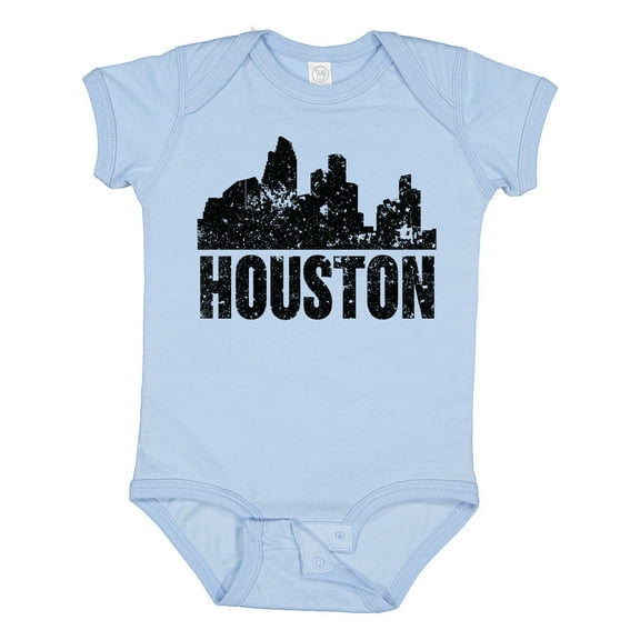 Inktastic Houston Skyline Grunge Boys or Girls Baby Bodysuit