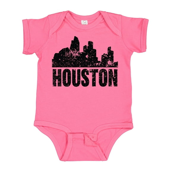 Inktastic Houston Skyline Grunge Boys or Girls Baby Bodysuit
